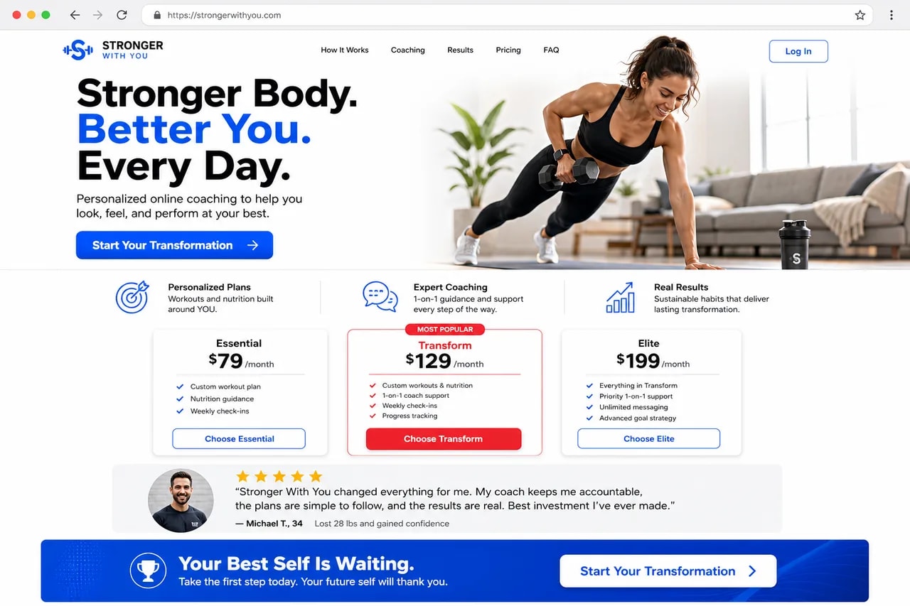 LANDING PAGE